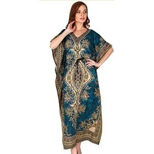 Kaftan Maxi Dress Muu Muu Boho Beach dress Kimono style Maxi dress  Resort wear